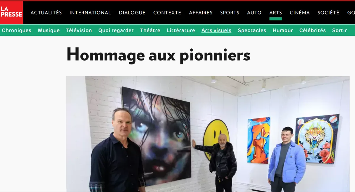 La Presse article, Hommage aux pionniers