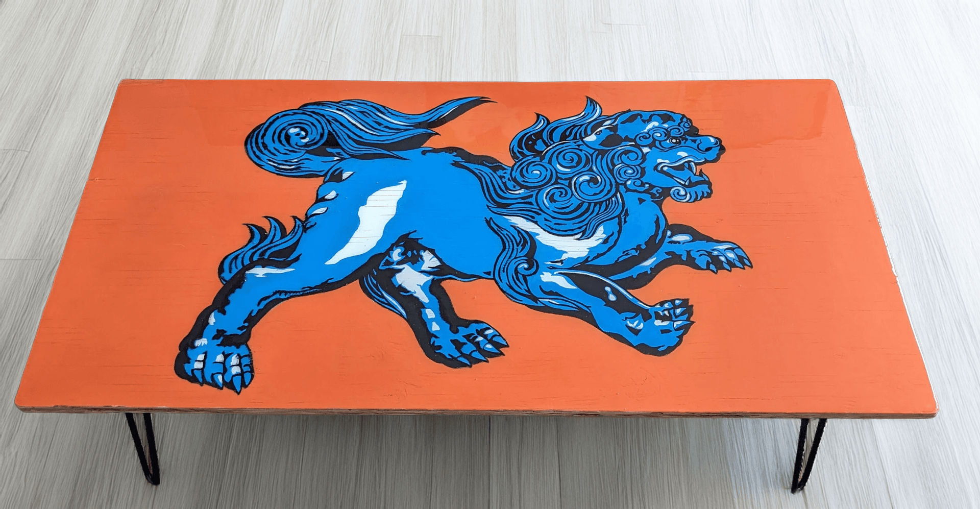 Table Basse Lion Gardien Chinois ������