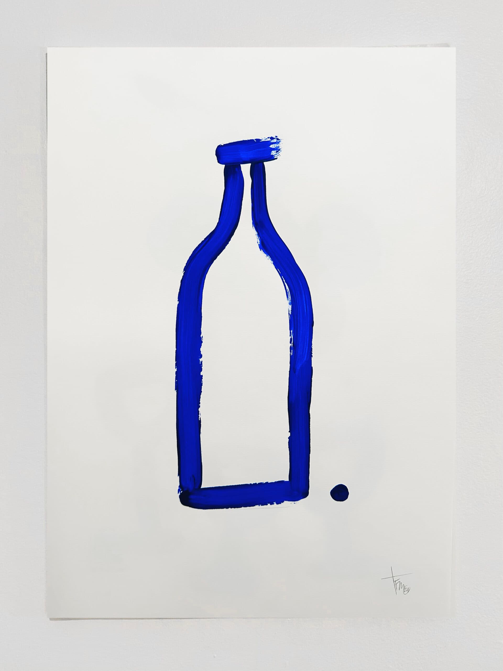 Une bouteille, point.