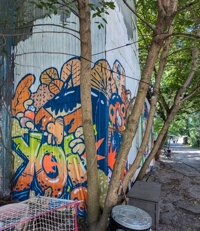 Astro for the 2024 edition of Canettes de ruelle (detail)