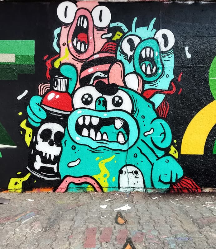Astro at the PSC legal graffiti wall