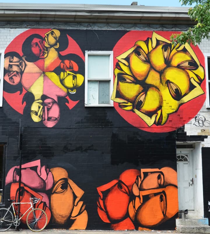 Labrona, Mural Festival 2013, rue Marie-Anne (work now painted over)