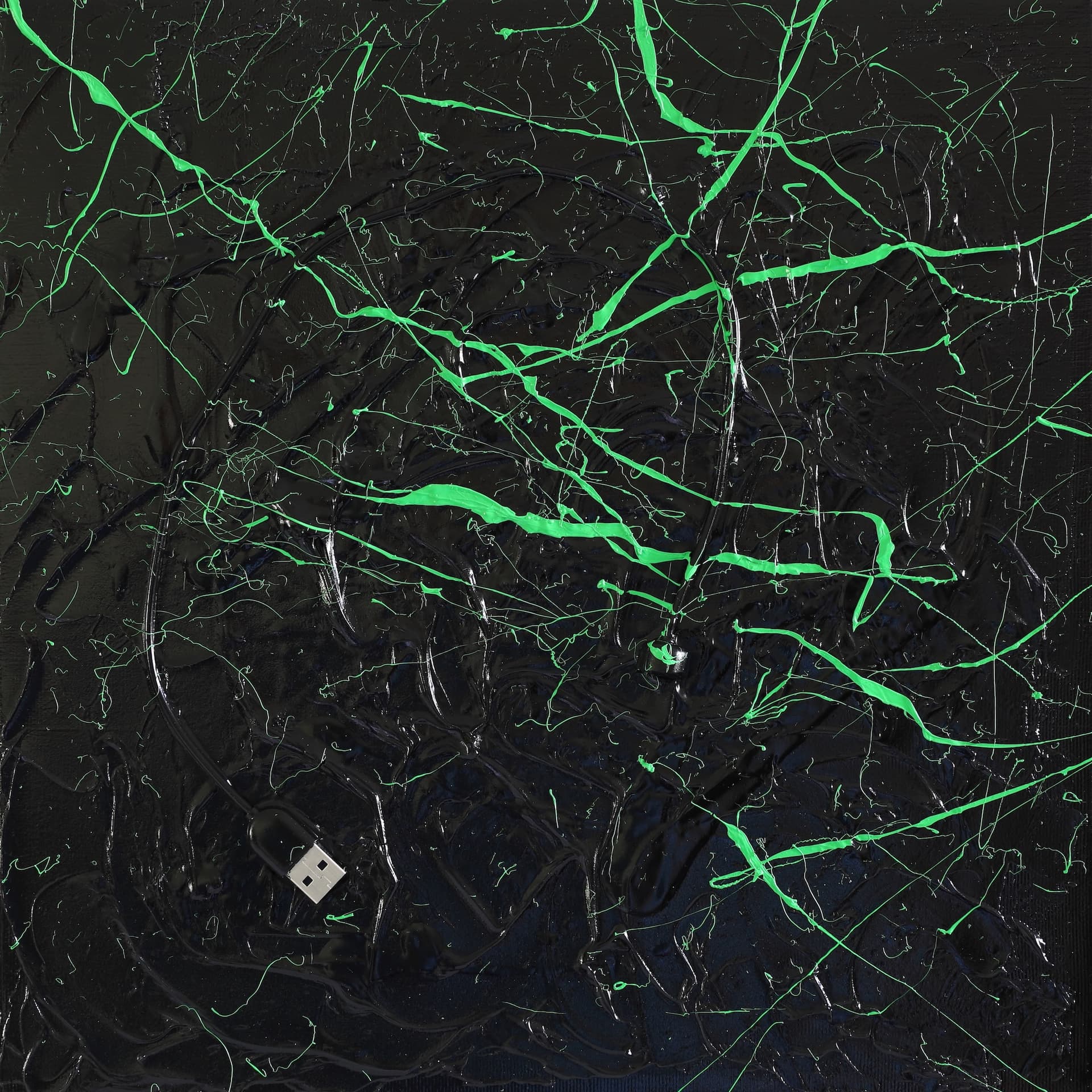 Le vert et le noir